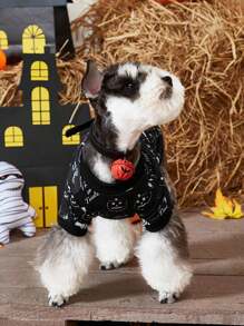 PETSIN 1 chiếc áo nỉ Halloween dành cho thú cưng nhện - Nhiều màu - Xem 3