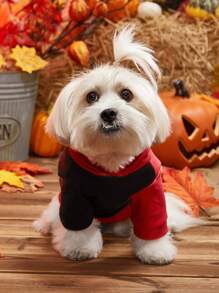 PETSIN 万圣节印花宠物连帽运动衫 - 彩色 - 查看 4