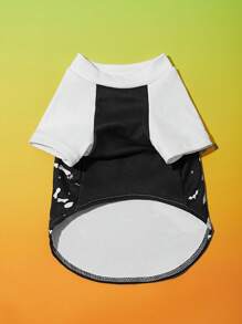 PETSIN Camiseta de esqueleto de calabaza de Halloween para mascotas