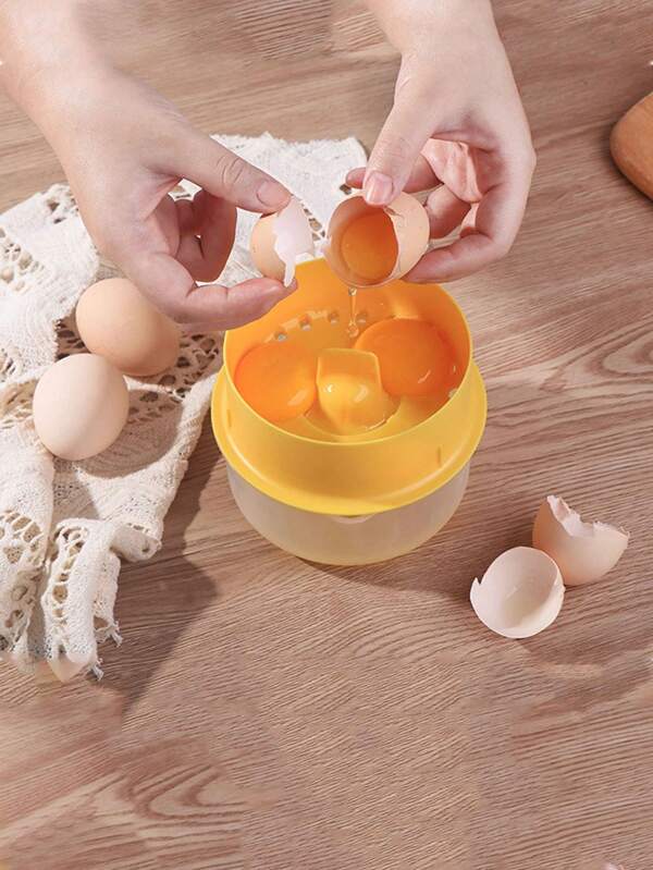 1pc Egg Separator Tool, Kitchen Gadget For Separating Egg Yolk From Egg White