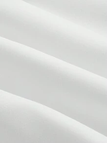 SHEIN MOD Váy trắng nữ có tay, cổ tim, tay áo lồng đèn, ngực nhún, váy thời Phục Hưng, váy nữ mùa thu, váy Mexico - trắng - Xem 4