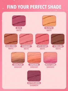 SHEGLAM Divine Flush Matte Blush-Scrolling Brand Beauty Cosmetic Makeup For Women And Girls - Scrolling - View 5