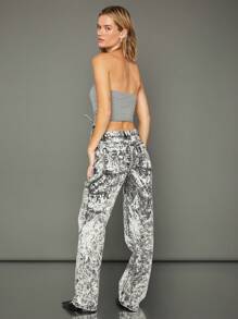 94% Cotton Sexy Y2K Asymmetrical Knit Going Out Tube Top
