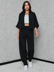 SHEIN Tall Conjuntos de dos piezas cómodos para mujeres altas