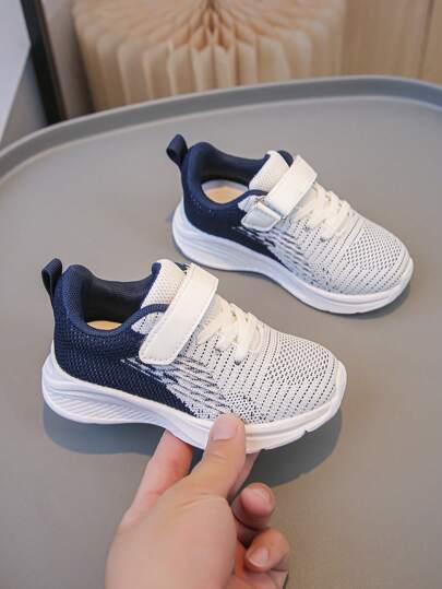 1 Pair Kids Unisex Mesh Breathable Casual Shoes, Lightweight Student Sports Shoes, Suitable For Spring & Autumn