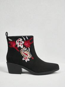 Styleloop Botas de tobillo de moda para mujeres, botines cortos y sencillos de otoño