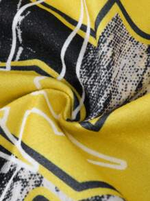 ROMWE MEN Street Life Herren Jacke mit Buchstaben- und Blumen Muster, Langarm Lässig Baseball Jacke für Frühling und Herbst - Verschiedenfarbig - Übersicht 8