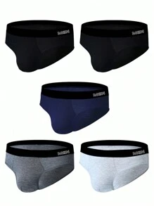 Snug Zone 5قطع سراويل داخلية مثلثة قابلة للتنفس مقاس كبير للرجال - متعدد الألوان - مشاهدة 2