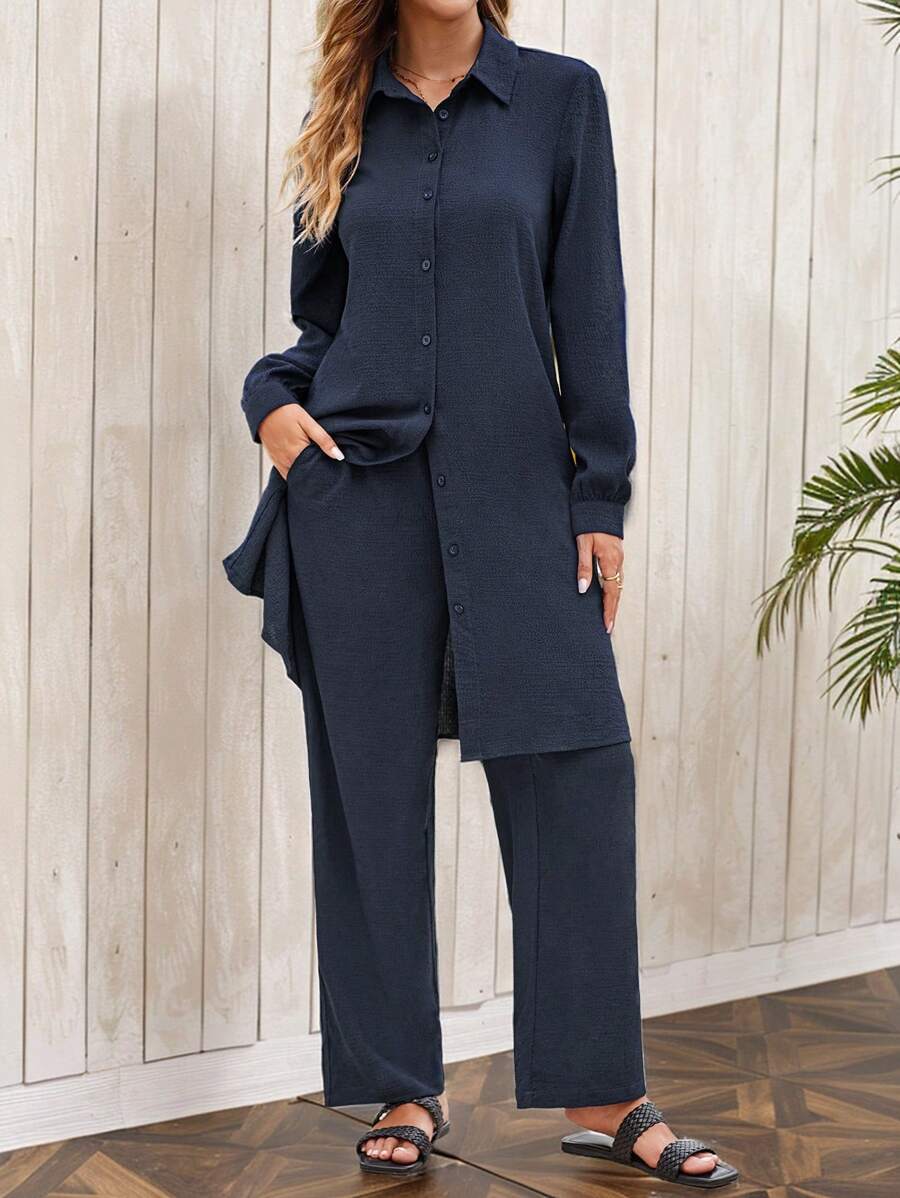 Tweedelige Set - Alle Seizoenen - Comfortabel en Duurzaam - Voor Casual en Formele Gelegenheden met Print