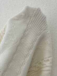 Chiquease Gilet en tricot de couleur unie à double poche, style casual, automne/hiver, pour femmes - Blanc - Voir 7