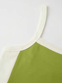 SHEIN LUNE 3pcs Women Contrast Trim Casual Camisole - Multicolor - View 6