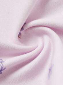 Cozy Pixies Neonata Tutina Casual Morbida Con Fantasia Floreale A Manica Lunga E Piedini