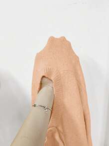 Flirla Casual & Fashionable Loose Cardigan, Spring/Autumn - Orange - View 8