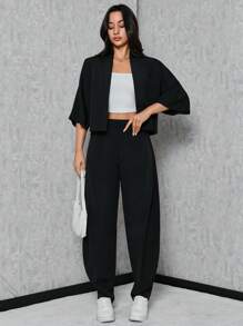 SHEIN Tall Conjuntos de dos piezas cómodos para mujeres altas