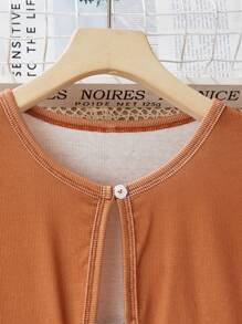 Sparklyn 2 件套 Tween Girl 休闲度假罗纹西装外套和花卉连体裤套装 - 彩色 - 查看 3