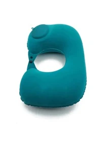 1 Piece PVC Self-Pressing Inflatable Travel Pillow, U-Shaped Neck Pillow, Ergonomic Head Pillow, Soft And Washable, Suitable For Camping, Travel, Planes, Trains, Cars, And Offices For Comfortable Sleep Anytime, Anywhere - Multicolor - View 7