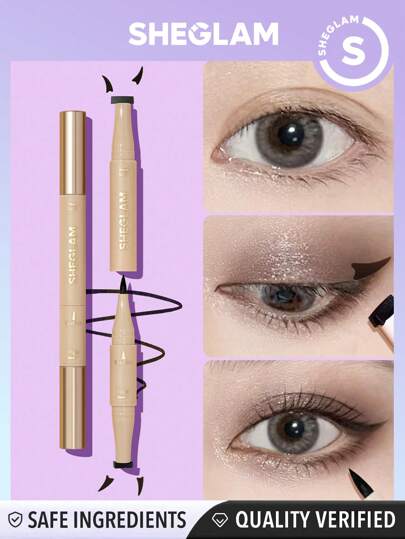 Obtenez Foxy Eye Stamp & Liner Pen Crayon Eyeliner Liquide ImperméAble 3 En 1 ŒIl De Chat Anti-Taches Longue DuréE Facile à Utiliser Eyeliner Maquillage Des Yeux Pour DéButants Du Eyeliner Henna Marque Beauté Visage Maquillage CosméTique Pour Femmes Filles Parfait Pour Hiver IdéAl Pour Y2K ÉLéGant Mode Adapté Pour Anniversaire Xmas Cadeau FêTe PrêT Meilleure Couleur