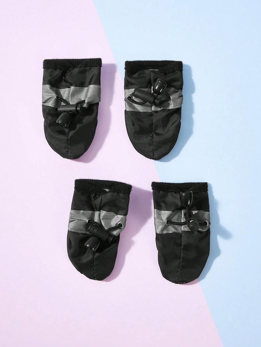 PETSIN 1 zestaw/4 szt. Obuwie dla zwierząt, oddychające letnie buty, kalosze, antypoślizgowe buty dla psów i kotów, ochraniacze na stopy dla zwierząt, buty do użytku wewnątrz/na zewnątrz