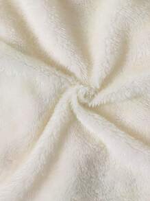 Tween Girls' Fluffy Hooded Zip-Up Allover Print Cute & Fashionable Jacket - Pink - View 7