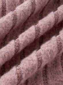 Sparklyn 2 件装青少年女孩休闲罗纹高领长袖上衣和喇叭裤套装，秋冬