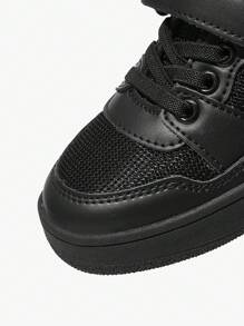 Ganzjährig modische, lässige, zu allen Anlässen passende, flache Sportschuhe mit Farbblockdesign für Kinder, Schüler und Schulen