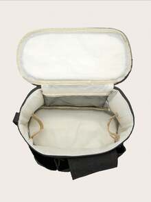 1 件婴儿推车收纳整理袋：多功能、大容量、时尚单肩斜挎妈咪包，配有婴儿推车挂袋和尿布袋