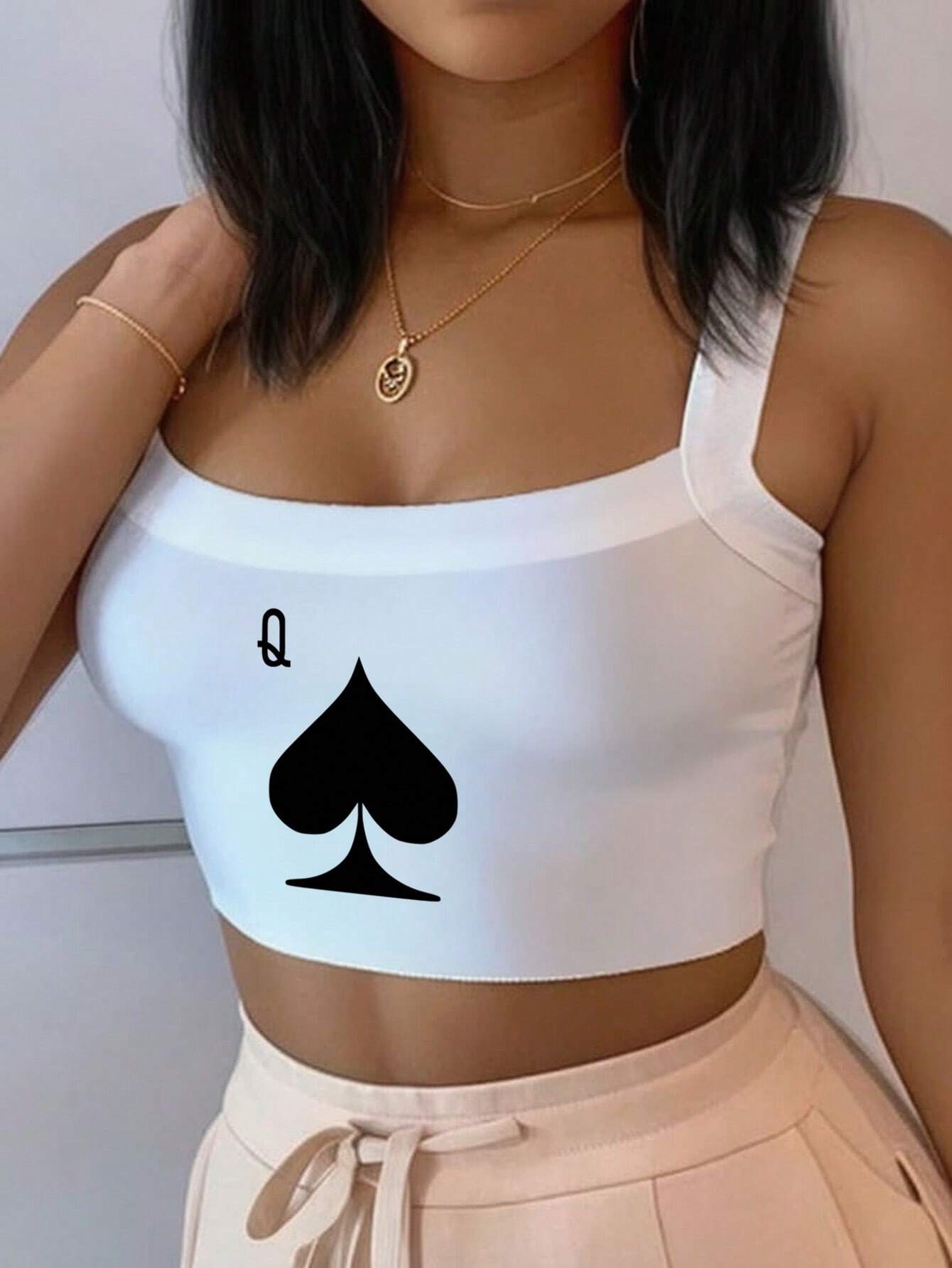 Slaydiva قمة حزام سميكة بسيطة غير رسمية للنساء ، ونمط الأشياء بأسمائها السوداء ، وأسلوب المحاصيل المجهزة ، ومناسبة للصيف مناسبة للخروج | مقاس: L