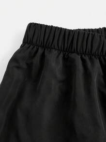 SHEIN Leap Crew Tween 男童渐变色扎染印花长袖 T 恤和裤子 2 件套运动套装 - 彩色 - 查看 4