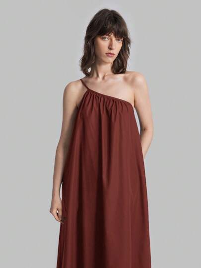 Ontre 2026春夏新款女士度假风无袖连衣裙，带口袋，面料柔软舒适，时尚百搭，适合通勤、办公、下午茶、日常穿着、独立日、休闲场合、节日等各种场合。