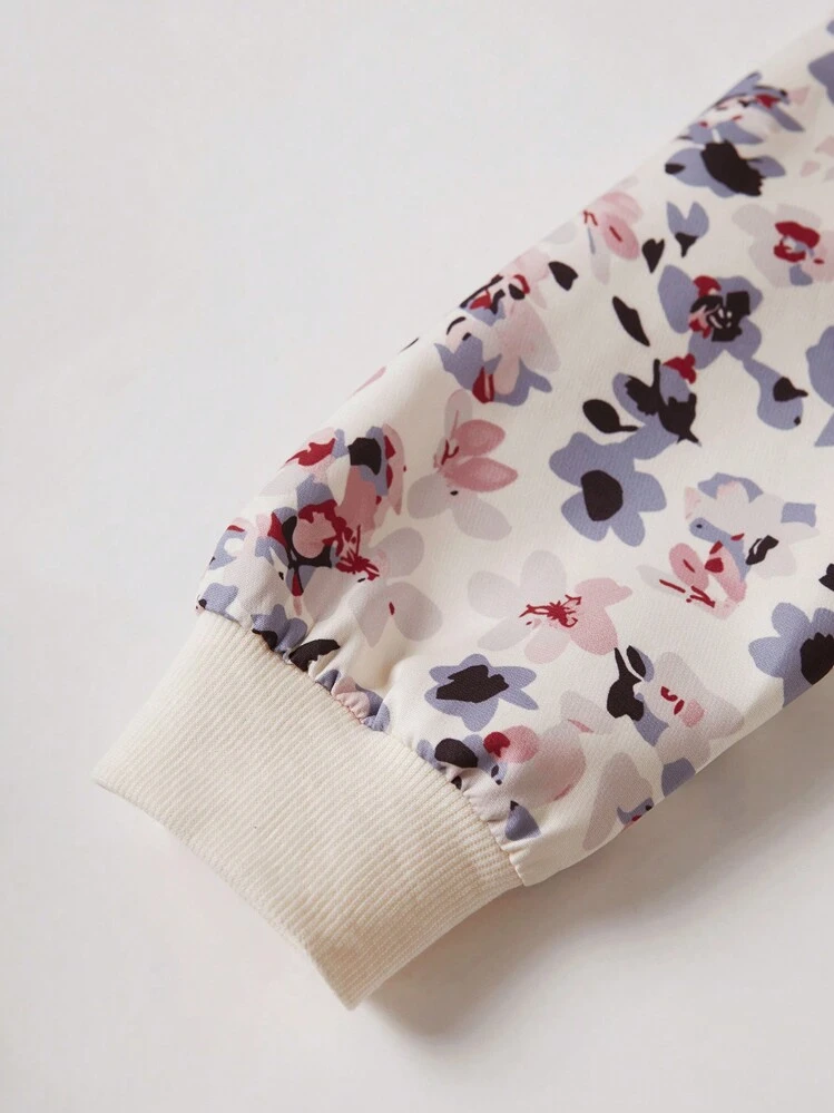 Louniche 女性用 花柄 ジップアップジャケット | SHEIN JAPAN