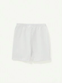 Cozy Pixies Baby Girl Knitted Soft Casual Solid Color Shorts 4pcs Set - Purple - View 15