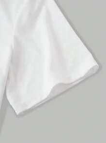 INAWLY Women's Halloween Bat & Letter Print Round Neck Short Sleeve Casual T-Shirt Graphic Tees Women Tops