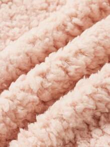 Cozy Pixies Bộ đồ liền thân dày trùm đầu hình sừng hươu cho bé gái sơ sinh, dành cho Giáng sinh - Hồng - Xem 6