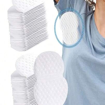 Schweißabsorbierende Pads für die Achselhöhle, Einweg-Schweißaufsaugkissen für die Unterbrust, effektiv, atmungsaktiv, unsichtbar, saugfähig, leicht und schweißabsorbierend, bequem und geruchlos, einfach anzuwenden, geeignet für Männer und Frauen im heißen Sommer (10 Stück/20 Stück/50 Stück), Körperpflege für Reisen, Sport, Outdoor, Sommer, Aufkleber, Weihnachten als Feriengeschenk