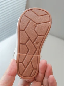 1pair Girls' Bowknot Design Flat Shoes, Suitable For Spring And Summer