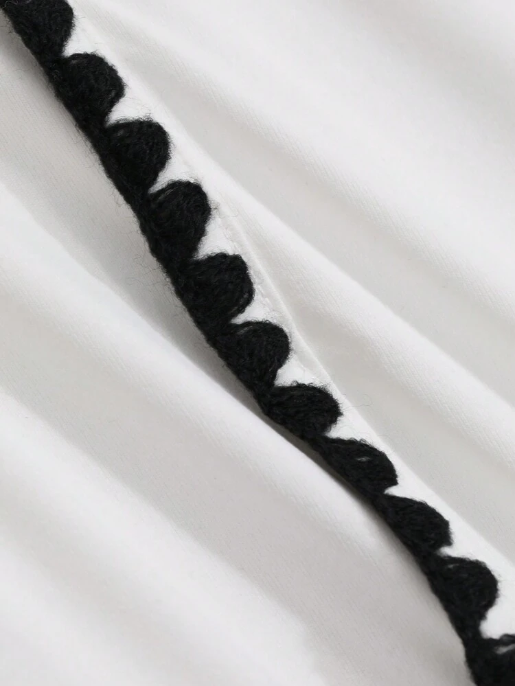 Women's Solid Color Crew Neck Short Sleeve Casual Top