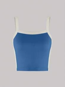 SHEIN LUNE 3pcs Women Contrast Color Simple Everyday Camisole - Multicolor - View 6