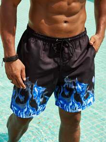 Manfinity Quần short đi biển có kích thước lớn dành cho nam - Nhiều màu - Xem 7