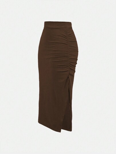 Teen Girl Fitted Pleated Side Elegant Fashionable Charming Skirt