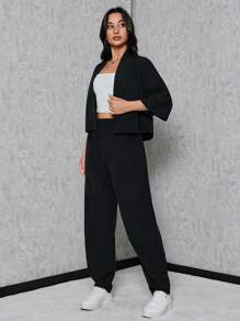 SHEIN Tall Conjuntos de dos piezas cómodos para mujeres altas