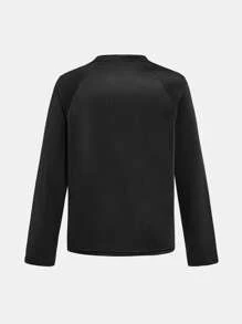 SHEIN Leap Crew Tween 男童渐变色扎染印花长袖 T 恤和裤子 2 件套运动套装 - 彩色 - 查看 5