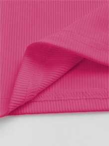 SHEIN PETITE Women's Solid Color Minimalist Daily Tie-Neck Camisole Top