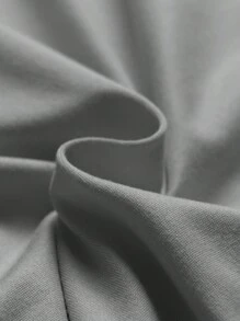 Claim Dot 男士圆领印花修身休闲短袖 T 恤，夏季 - 淺灰色 - 查看 4