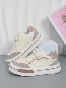 男童女童时尚休闲儿童运动休闲鞋 - 粉色 - 查看 1