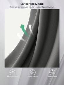 GLOWMODE 小号莫代尔丝绸触感休闲休闲裤口袋日常休闲