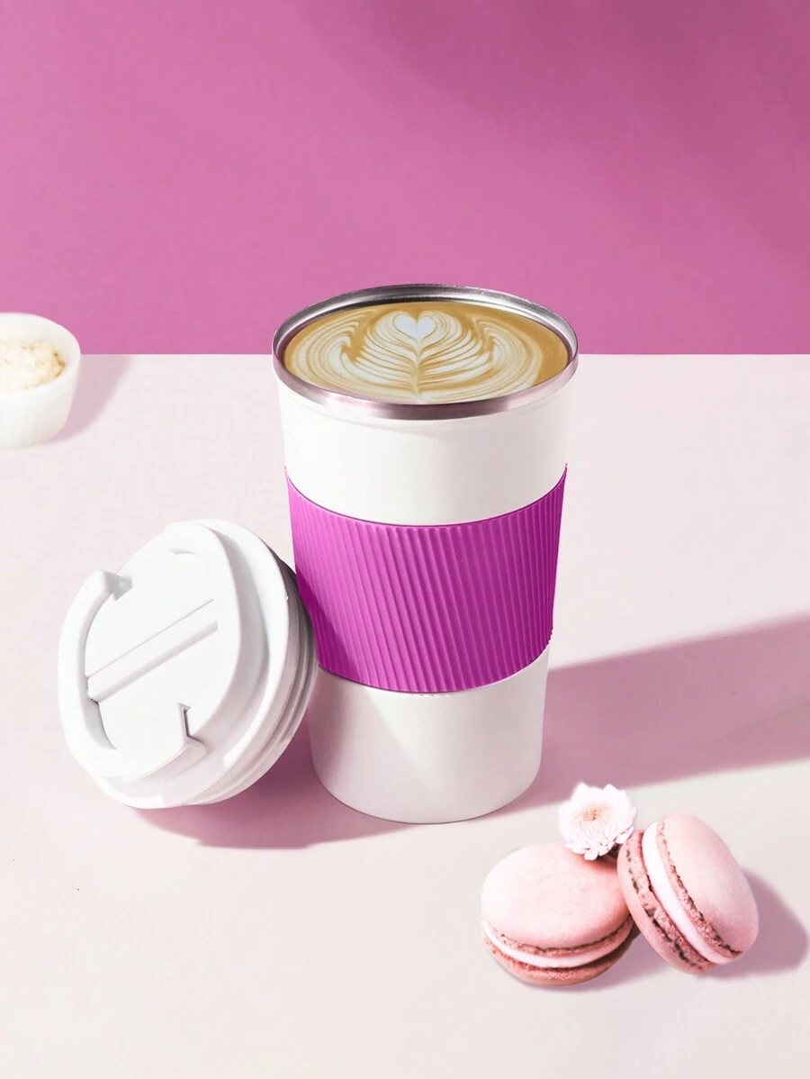 SHEIN Basic living 1pc Travel Insulated Bottle - Purple - View 1