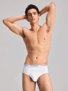 5 件装 男士字母印花平角内裤 - 彩色 - 查看 5