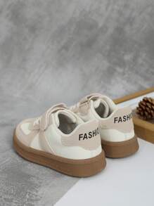 Kids Fashion Casual Sports Sneakers For Boys And Girls - Beige - View 7