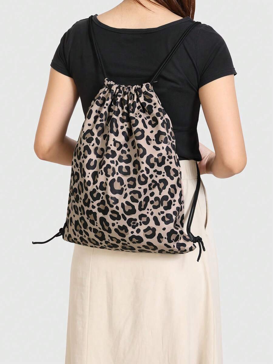 Ariqdhaksinargha Mochilas funcionales de mujer estilo Y2K de artistas - Marrón - Ver 1