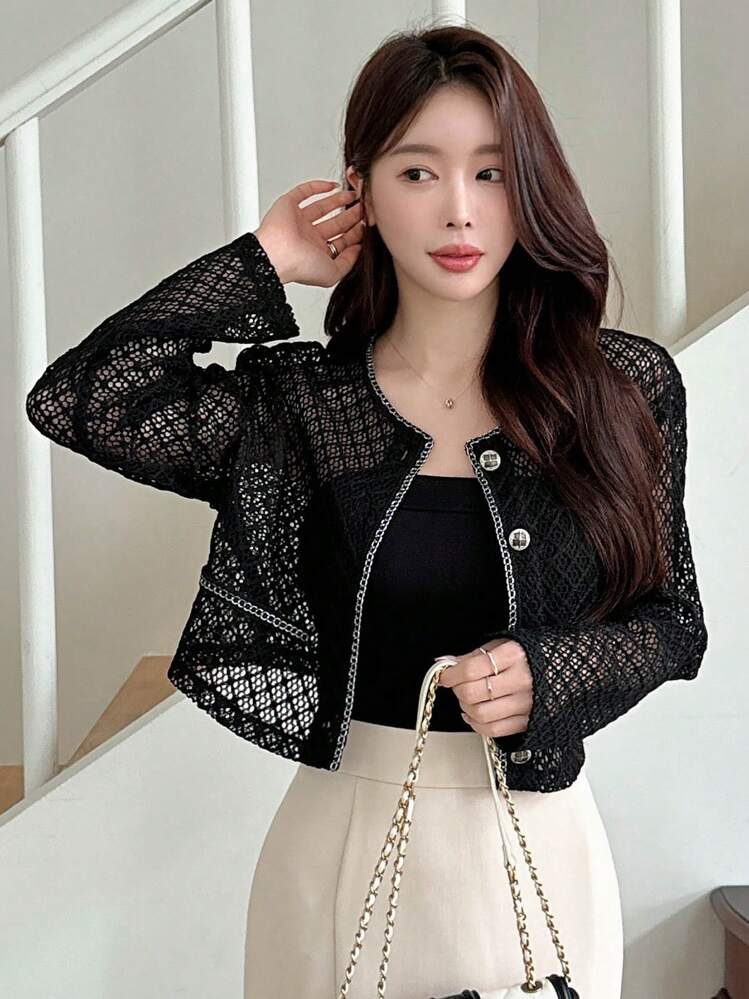 ジャケット・アウター little suzie See-Through Dress Jacket Jackets – Suzy D London